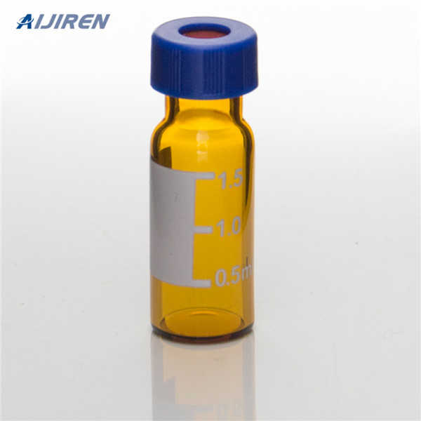 Chrominex crimp cap vial w/ write-on patch